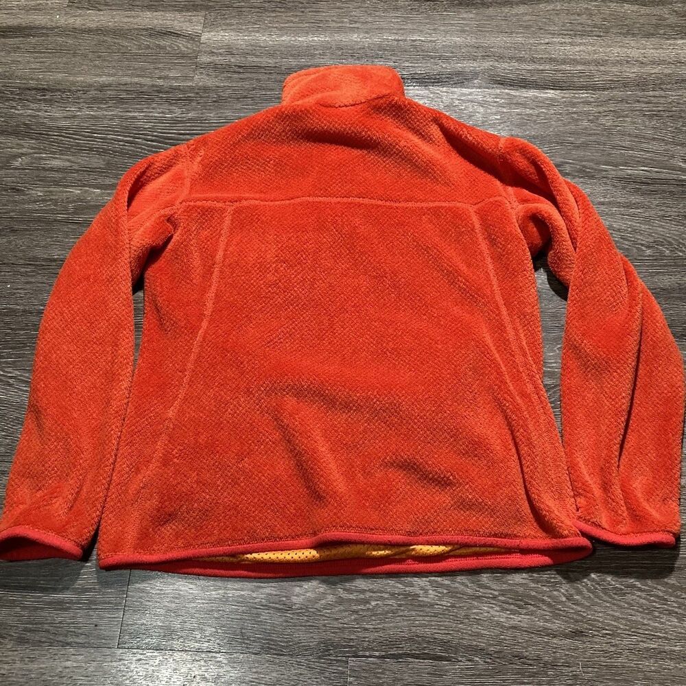 Patagonia Re Tool Snap T Pullover Womens Medium Orange Polartec Fleece - Picture 5 of 5